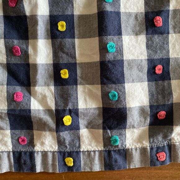 Hanna Andersson Gingham Swiss Dot Top Girls' 8 - Picture 5 of 9